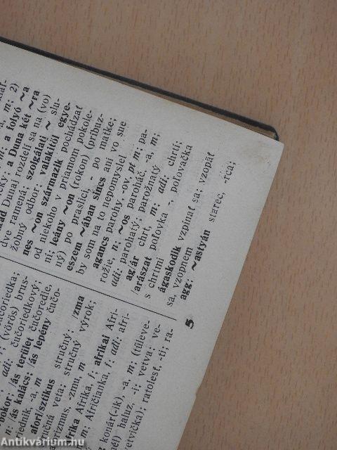 Új magyar-szlovák szótár II.