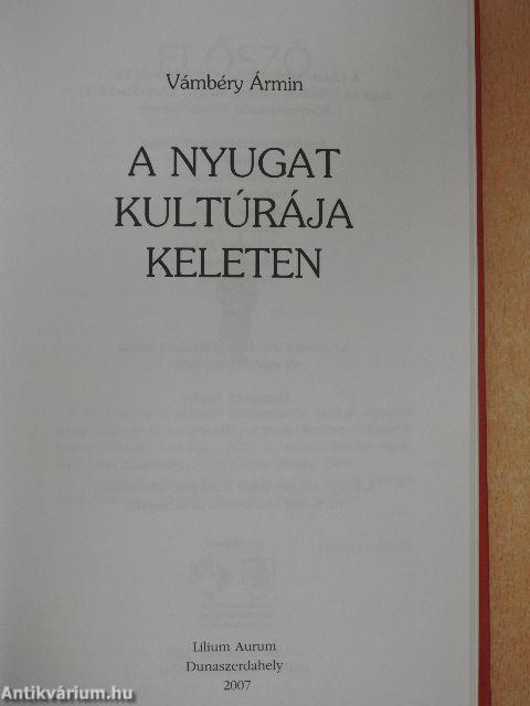 A Nyugat kultúrája Keleten