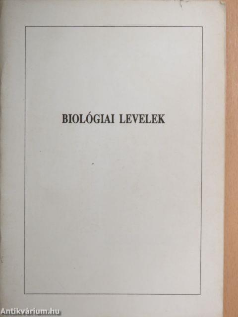 Biológiai levelek