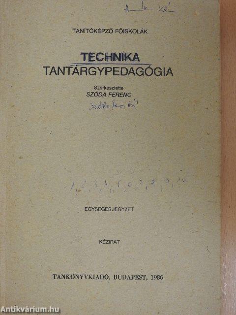Technika tantárgypedagógia
