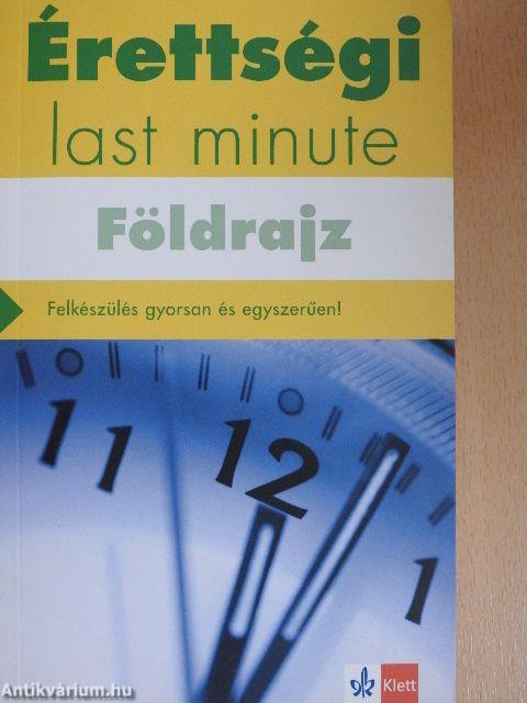 Érettségi last minute - Földrajz