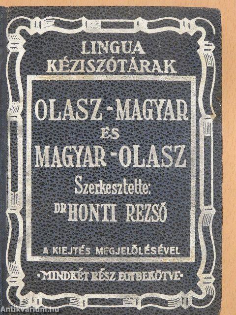 Magyar-olasz és olasz-magyar kéziszótár I-II.