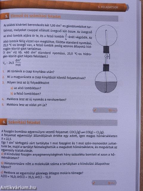 Érettségi mintafeladatsorok kémiából