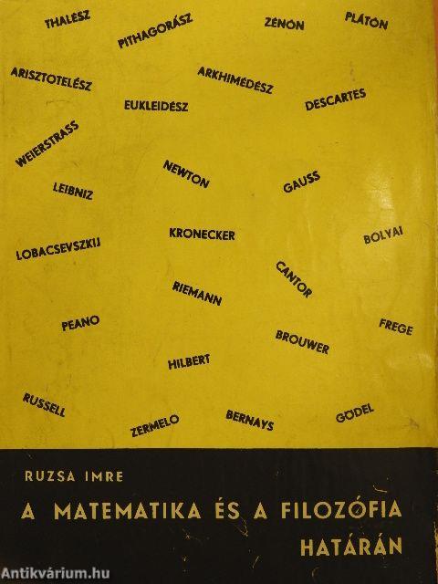 A matematika és a filozófia határán