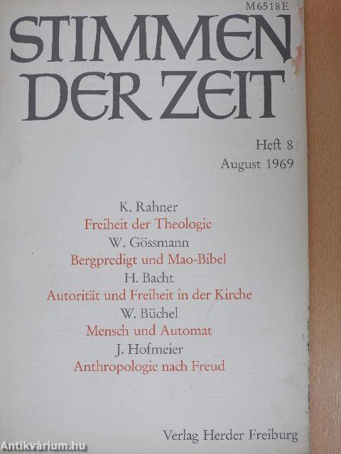 Stimmen der Zeit August 1969