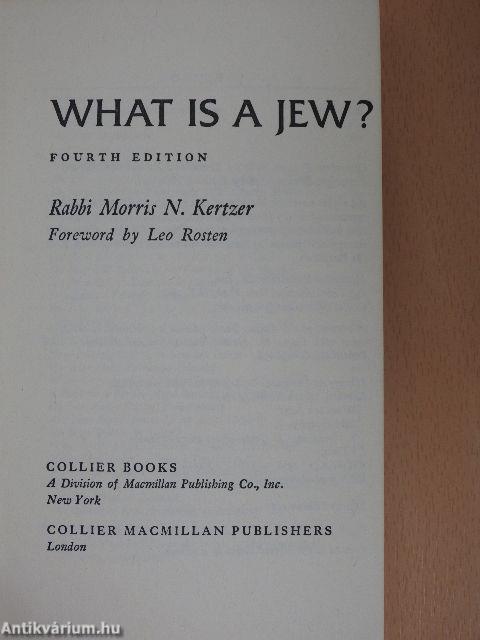 What is a Jew?