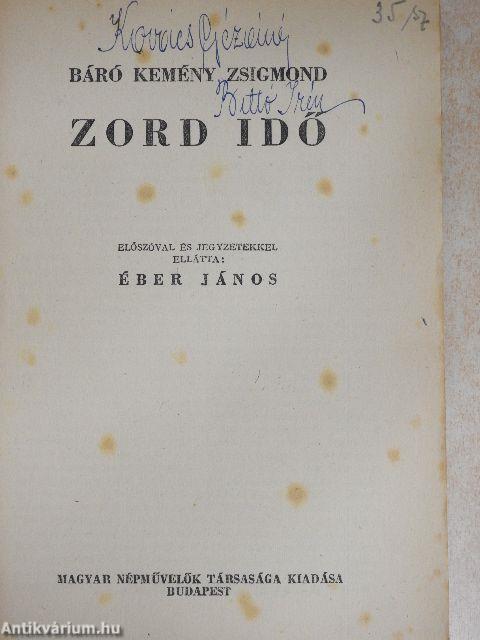 Zord idő