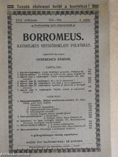 Borromeus 1915-1916/6.