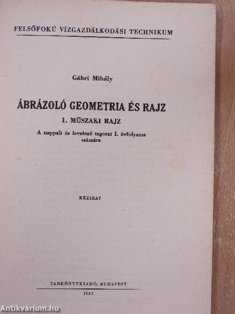 Ábrázoló geometria és rajz 