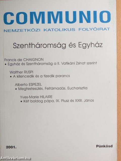 Communio 2001. Pünkösd