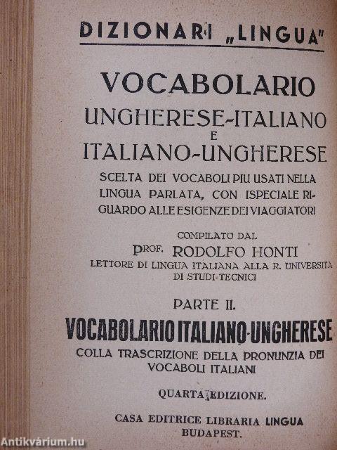 Magyar-olasz és olasz-magyar kéziszótár I-II.
