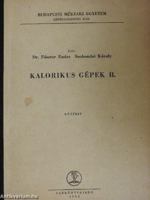 Kalorikus gépek II.