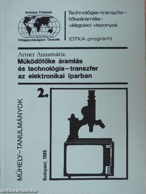 Működőtőke áramlás és technológia-transzfer az elektronikai iparban 