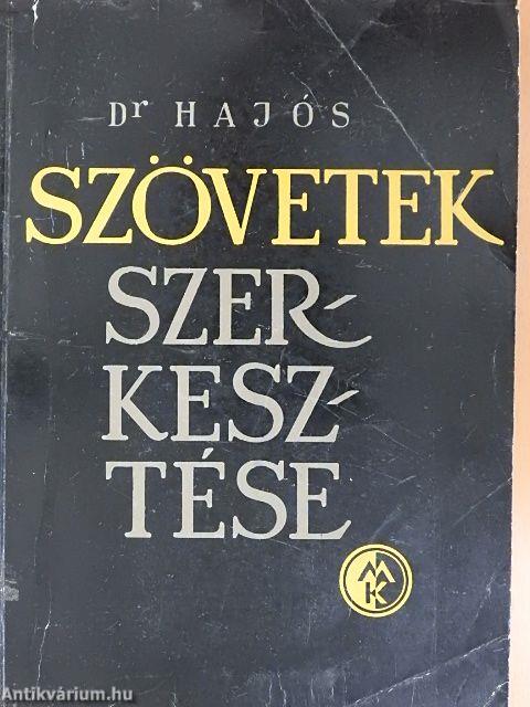 Szövetek szerkesztése