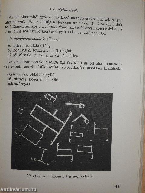 Alumíniumszerkezetek gyártása