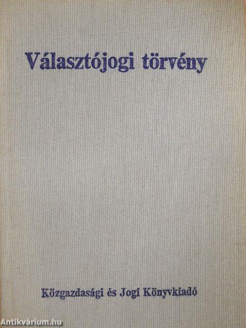 Választójogi törvény