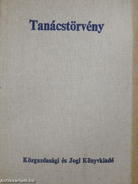 Tanácstörvény