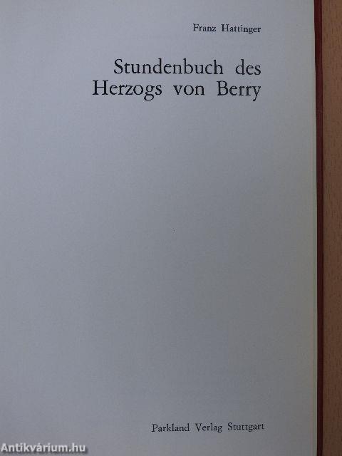 Stundenbuch des Herzogs von Berry