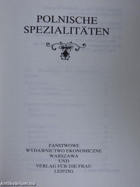 Polnische Spezialitäten