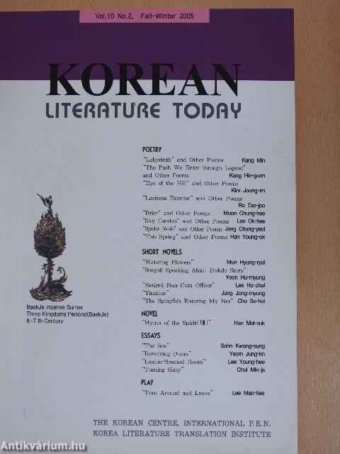 Korean Literature Today Fall-Winter 2005