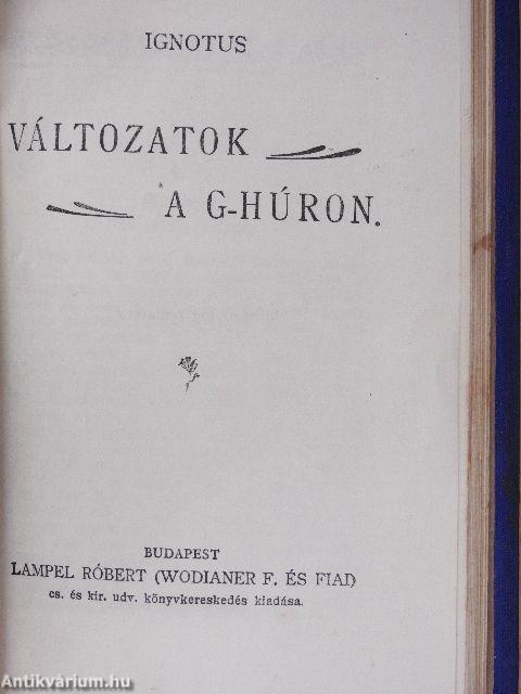 Olvasás közben/Változatok a G-húron