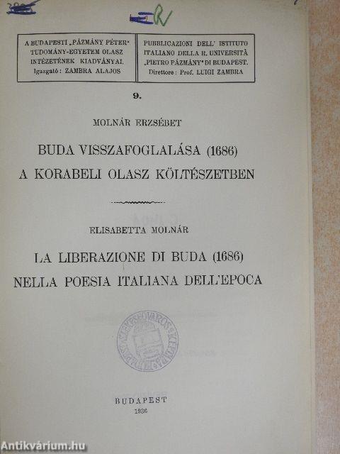 Buda visszafoglalása (1689) a korabeli olasz költészetben