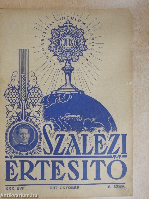 Szalézi Értesitő 1937. október