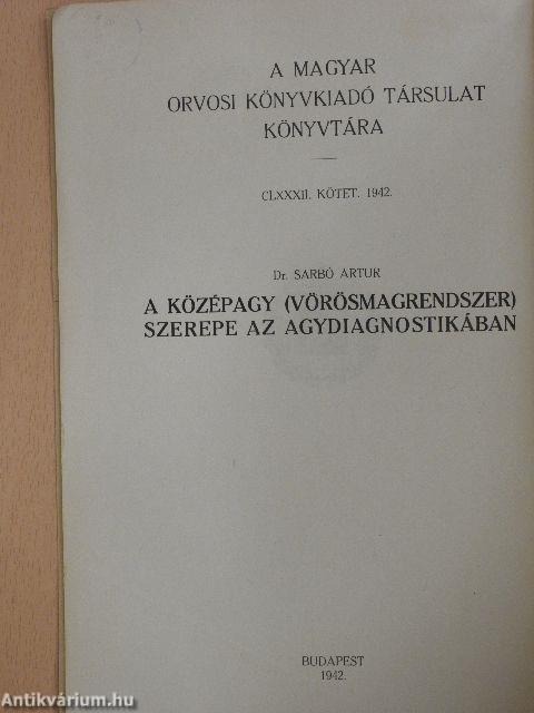 A középagy (vörösmagrendszer) szerepe az agydiagnostikában