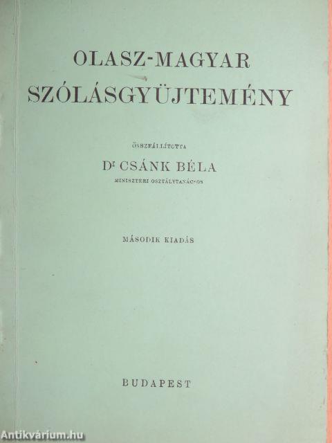 Olasz-magyar szólásgyűjtemény