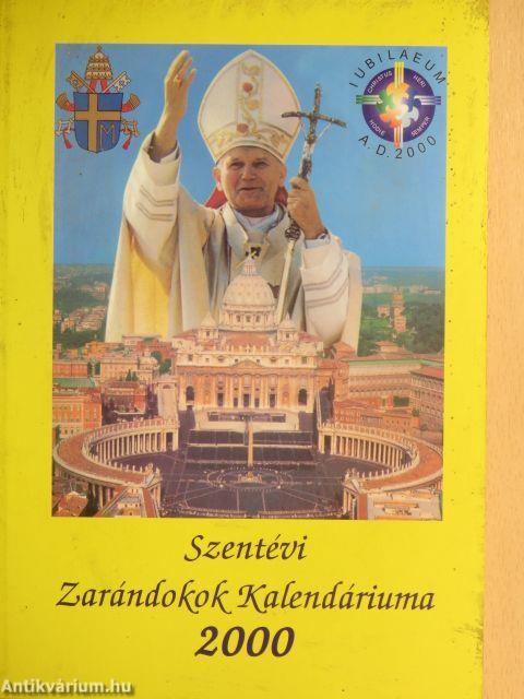 Szentévi Zarándokok Kalendáriuma 2000