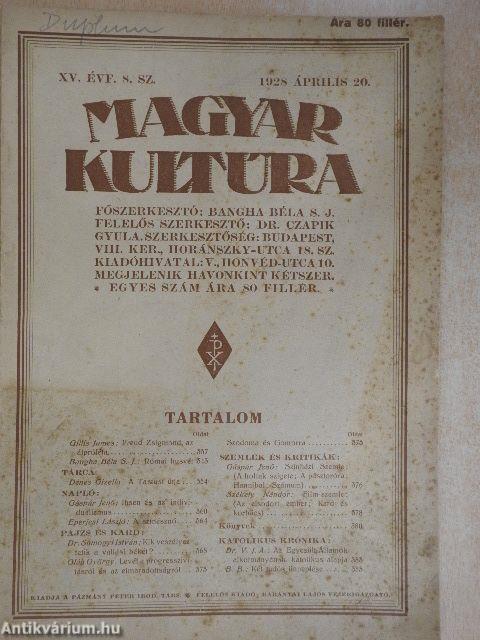 Magyar Kultúra 1928. április 20.