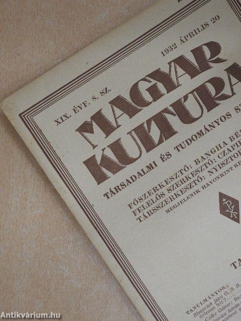 Magyar Kultúra 1932. április 20.