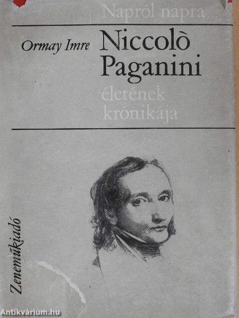 Niccoló Paganini életének krónikája