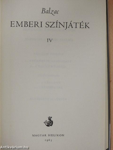 Emberi színjáték IV.