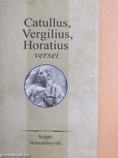 Catullus, Vergilius, Horatius versei