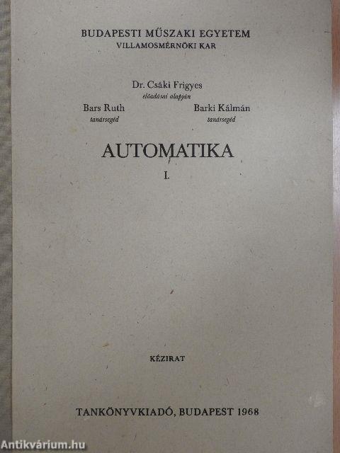 Automatika I.