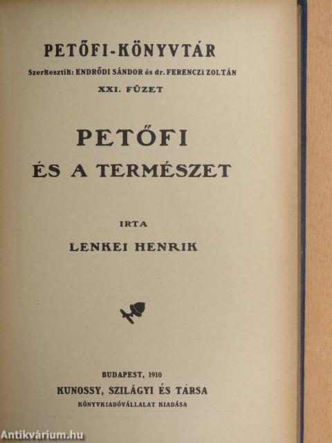 Petőfi és a természet/Petőfi a ponyván és a népirodalomban/Petőfi-regék