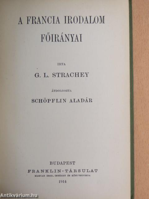 A francia irodalom főirányai
