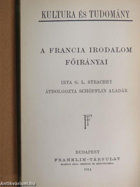 A francia irodalom főirányai