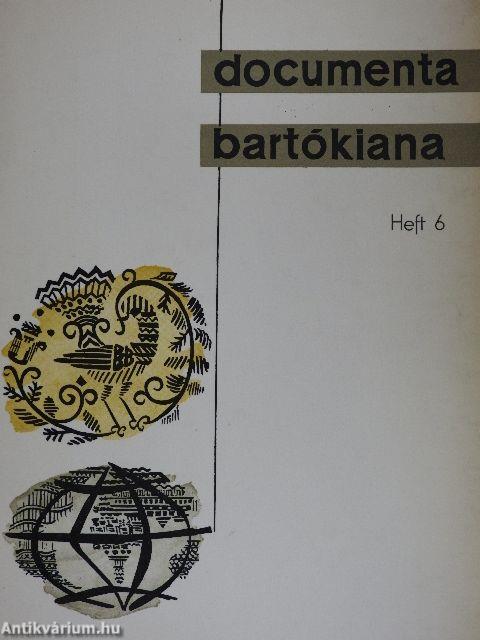 Documenta Bartókiana 6.