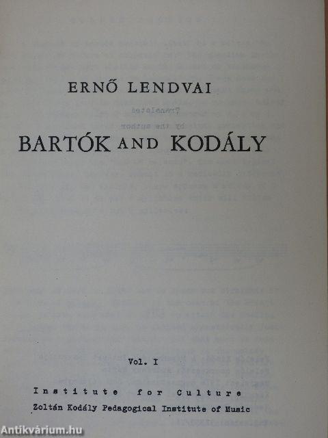 Bartók and Kodály I-III.