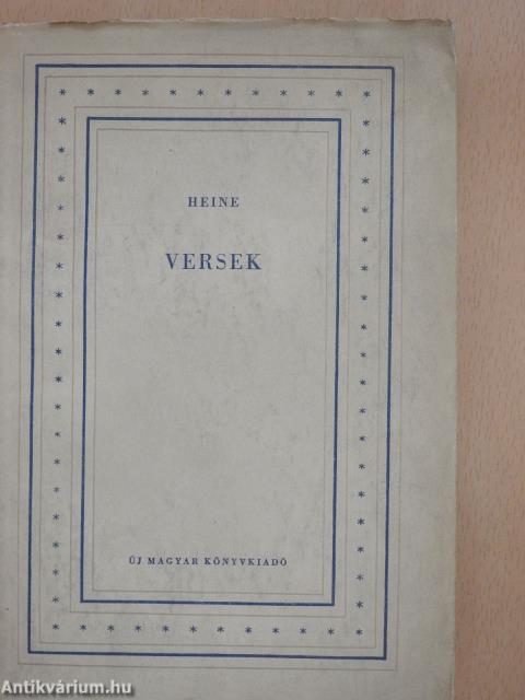 Versek (dedikált példány)