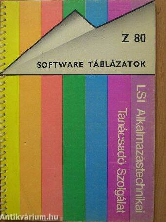 Z80 Software táblázatok