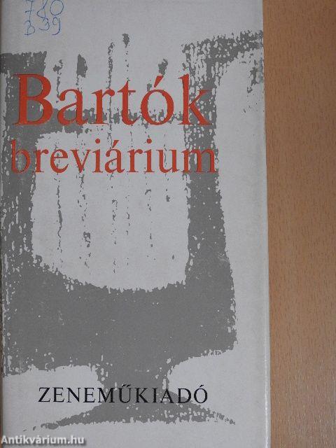 Bartók breviárium