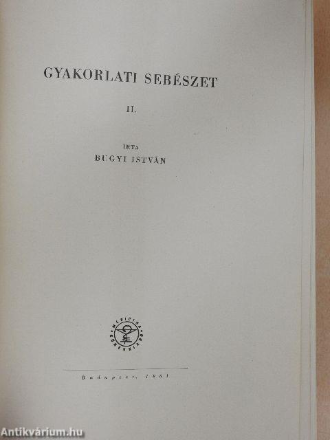 Gyakorlati sebészet II. (töredék)