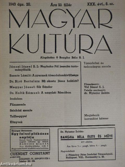 Magyar Kultúra 1943. április 20.