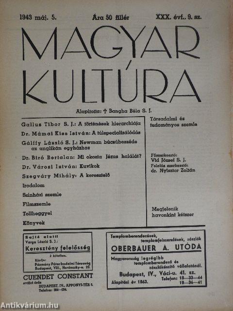 Magyar Kultúra 1943. május 5.