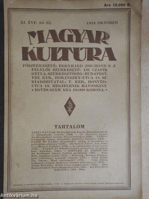 Magyar Kultúra 1924. október