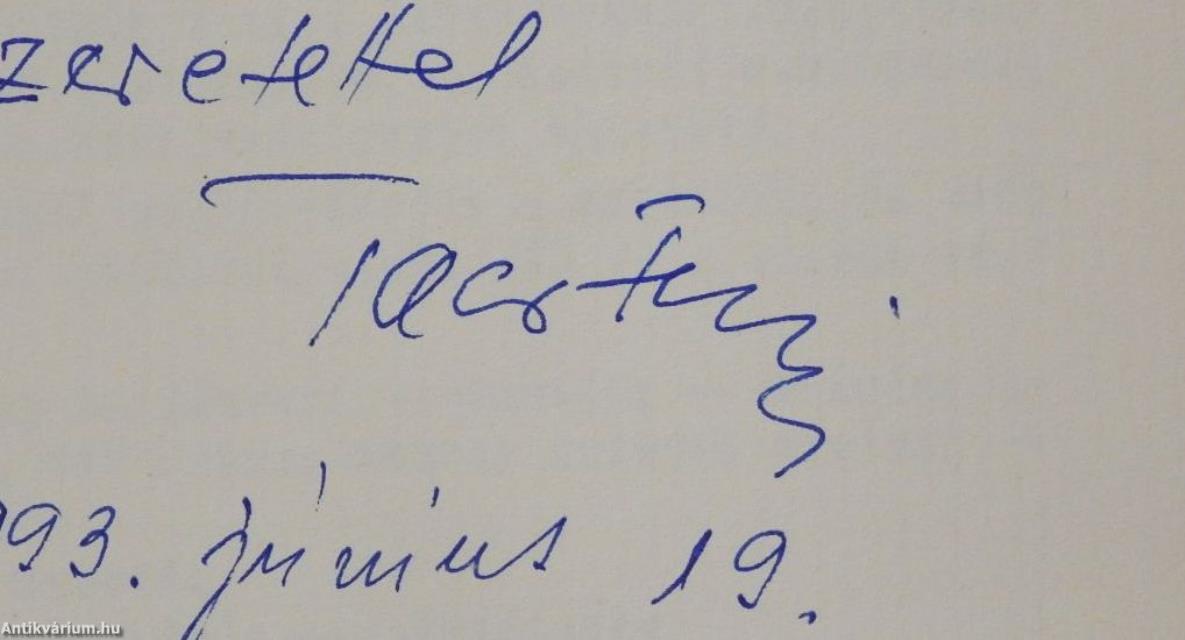 A kacér múzsát szolgáltam (dedikált példány)