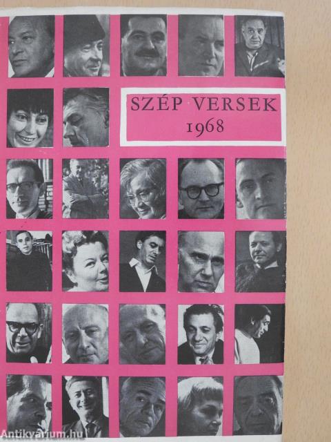 Szép versek 1968 (többszörösen dedikált példány)